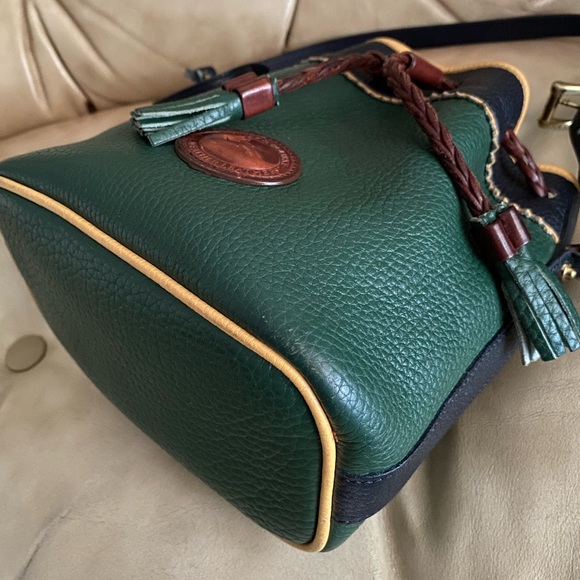 LKNW Dooney & Bourke Mini Teton AWL Bucket Drawstring Leather Pebbled Bag - Picture 9 of 15